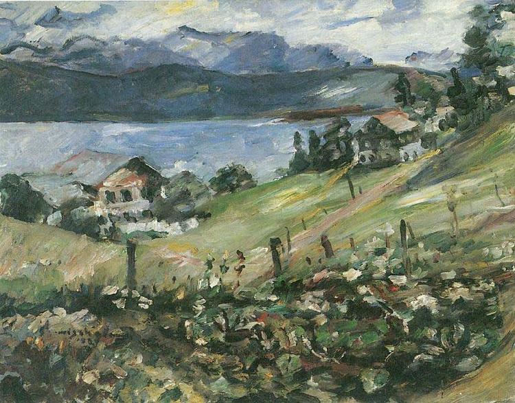 Lovis Corinth Walchensee, Gemusegarten oil painting image